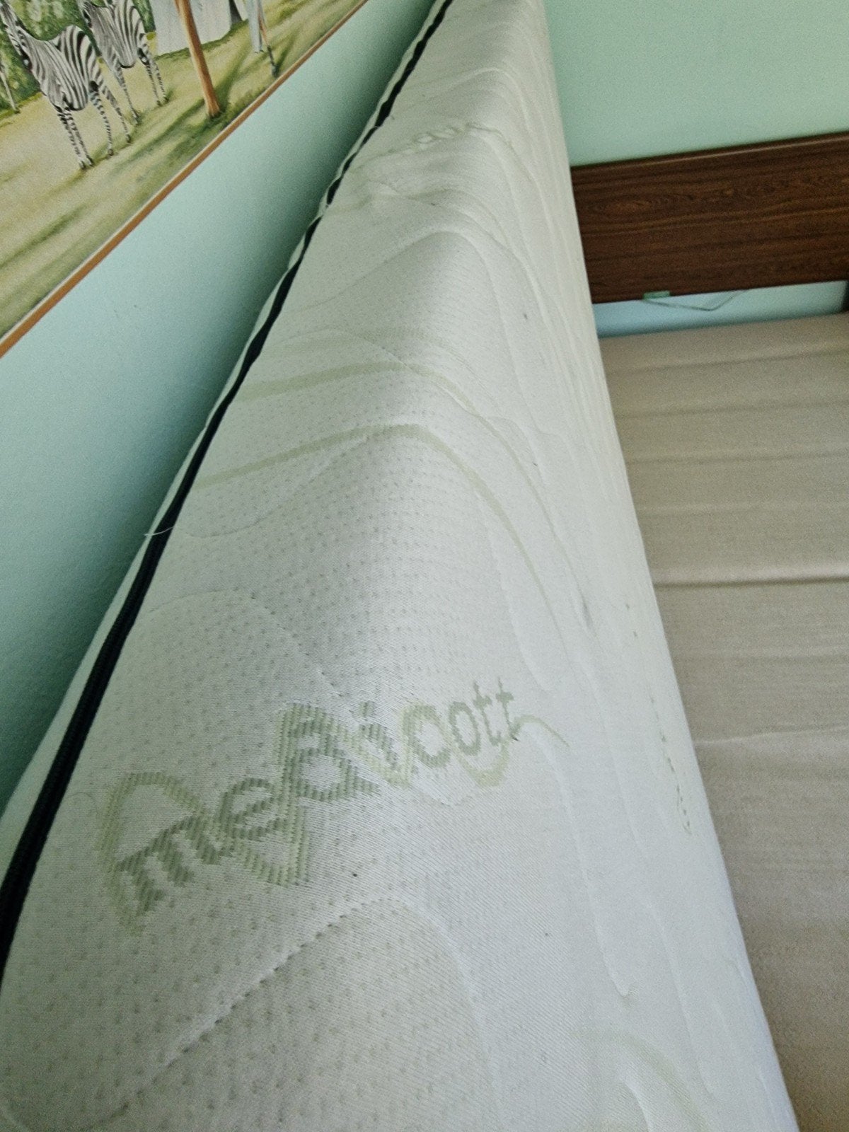 medicott matras 90x200x13, Ophalen, 90 cm, Eenpersoons, Wit