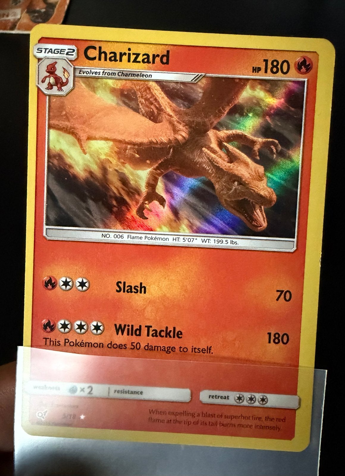 Charizard (5/18) - Detective Pikachu Set Pokemon, Ophalen of Verzenden, Zo goed als nieuw, Losse kaart, Foil