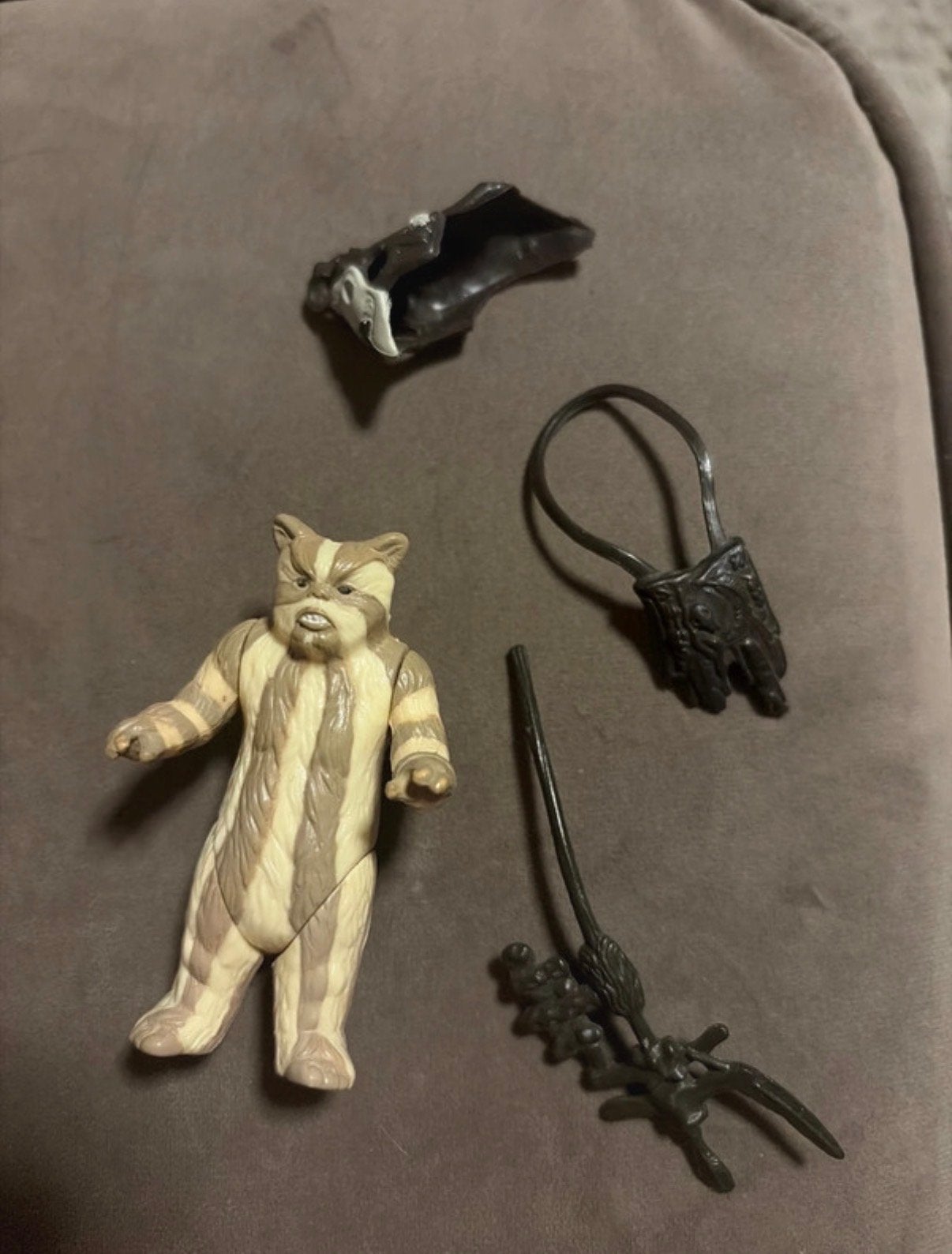 Vintage Star Wars Ewok Speeder Bike Scout Trooper Figuur, Ophalen of Verzenden, Gebruikt