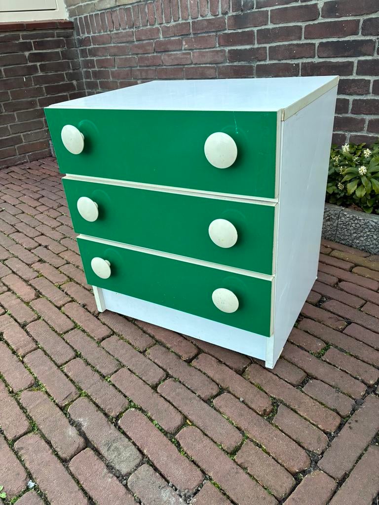 Vintage laden kastje uit de jaren 70, Ophalen, Minder dan 50 cm, Gebruikt, Vintage