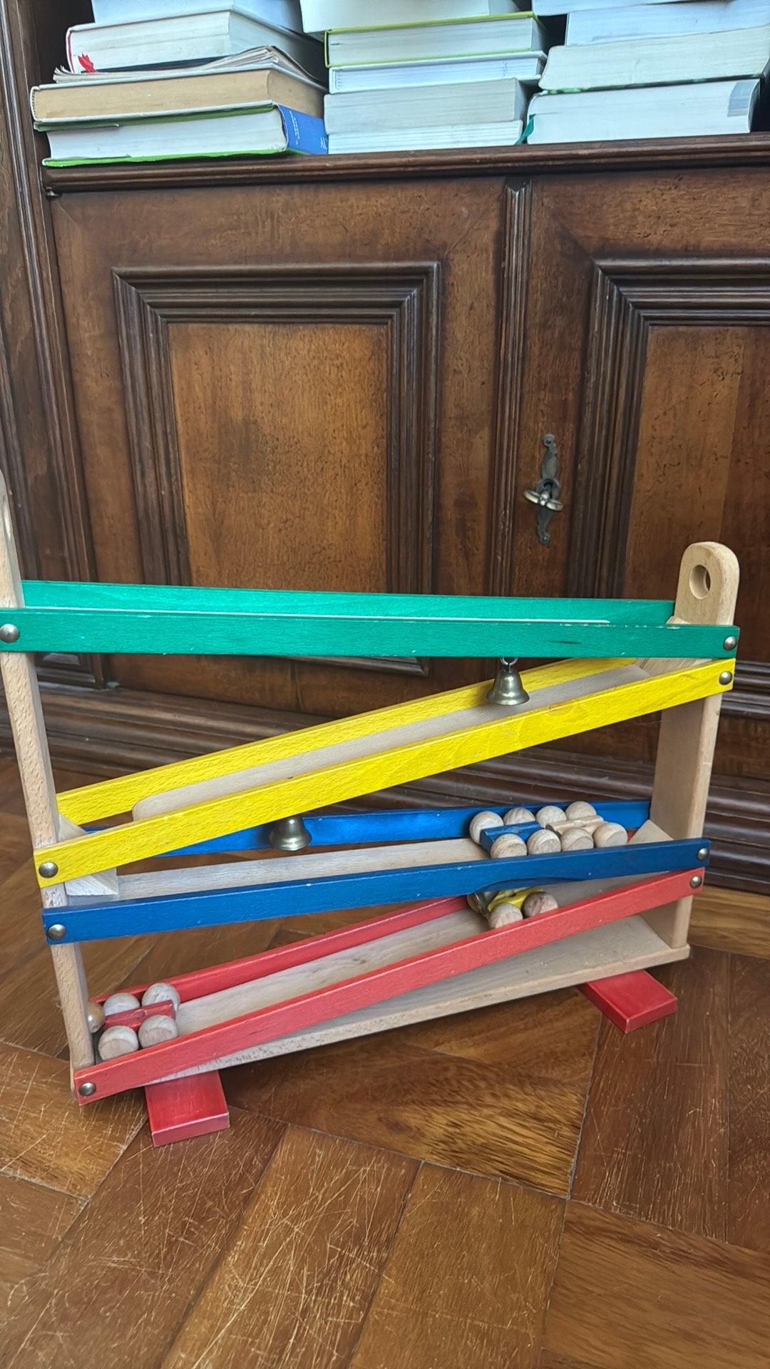 Houten ‘rodelbaan/knikkerbaan’, Ophalen of Verzenden, Gebruikt, Overige typen