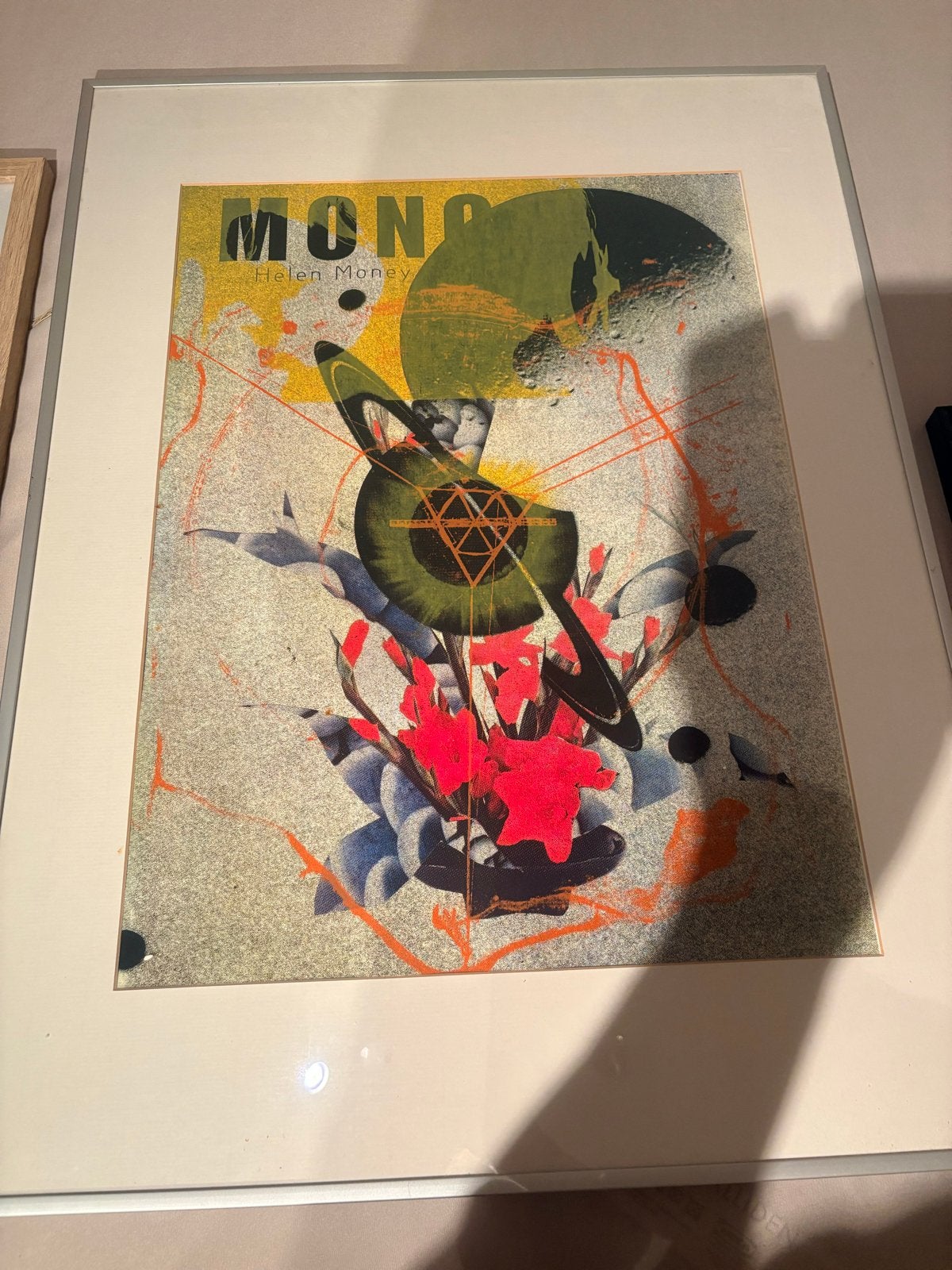 Ingelijste kunstprint 'MONO' van Helen Money, Ophalen