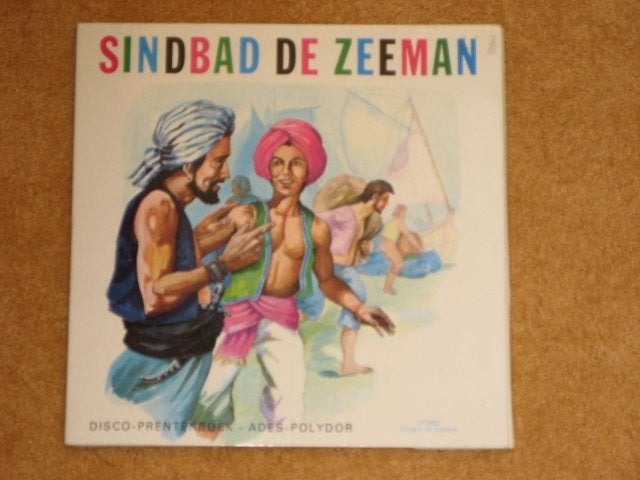Disco prentenboek Sindbad de Zeeman Ades-Polydor, Boeken, Ophalen of Verzenden, Gelezen, Prentenboek
