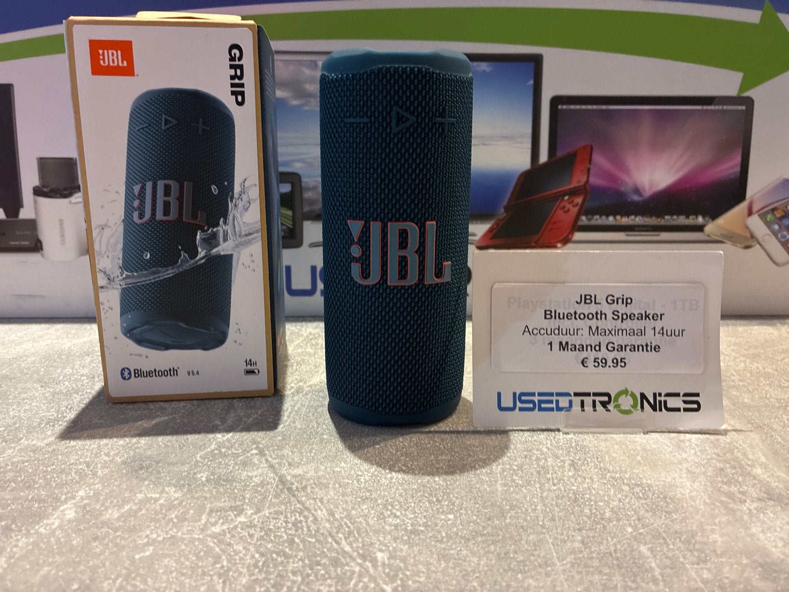 JBL Grip Bluetooth Speaker - Draagbaar en Waterdicht