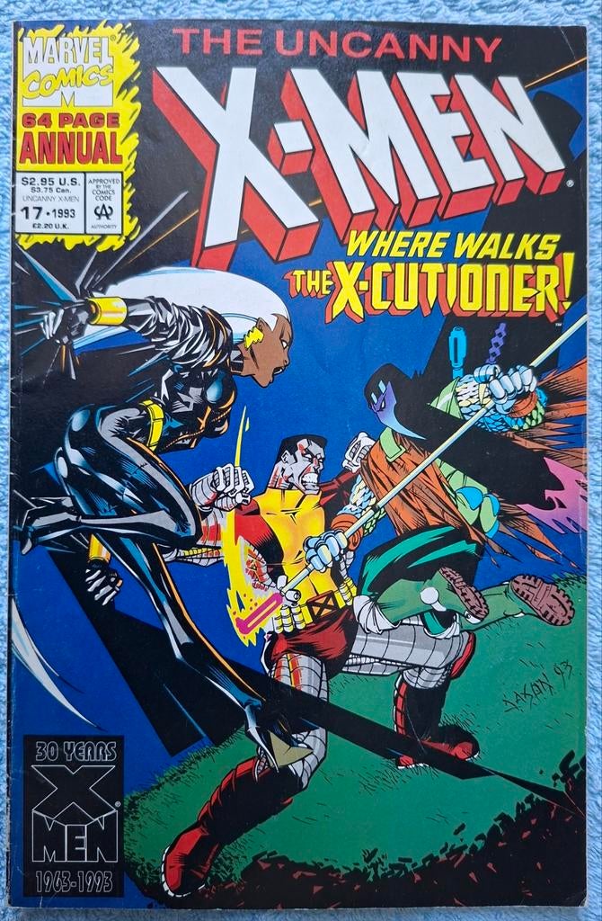 UNCANNY X-MEN ANNUAL #17. 1993. US MARVEL., Boeken, Strips | Comics, Eén comic, Ophalen of Verzenden, Zo goed als nieuw, Amerika
