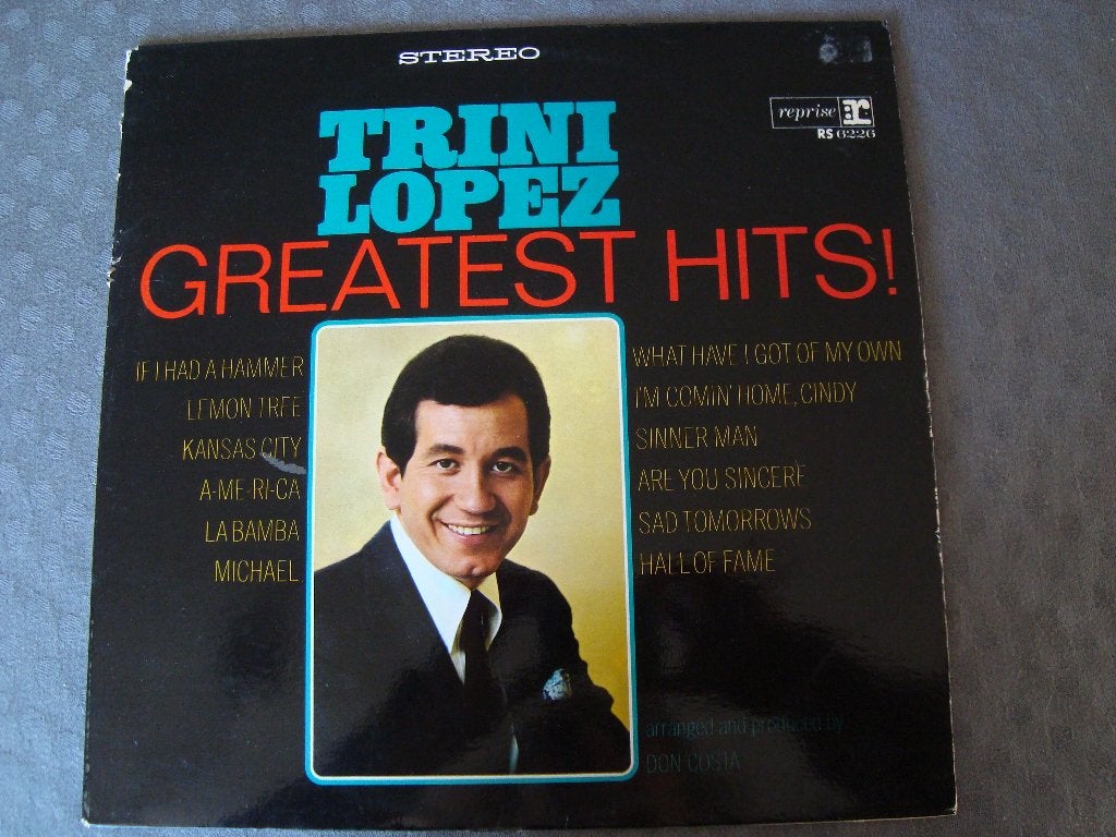 Trini lopez greatest hits, Ophalen of Verzenden, Zo goed als nieuw, 12 inch
