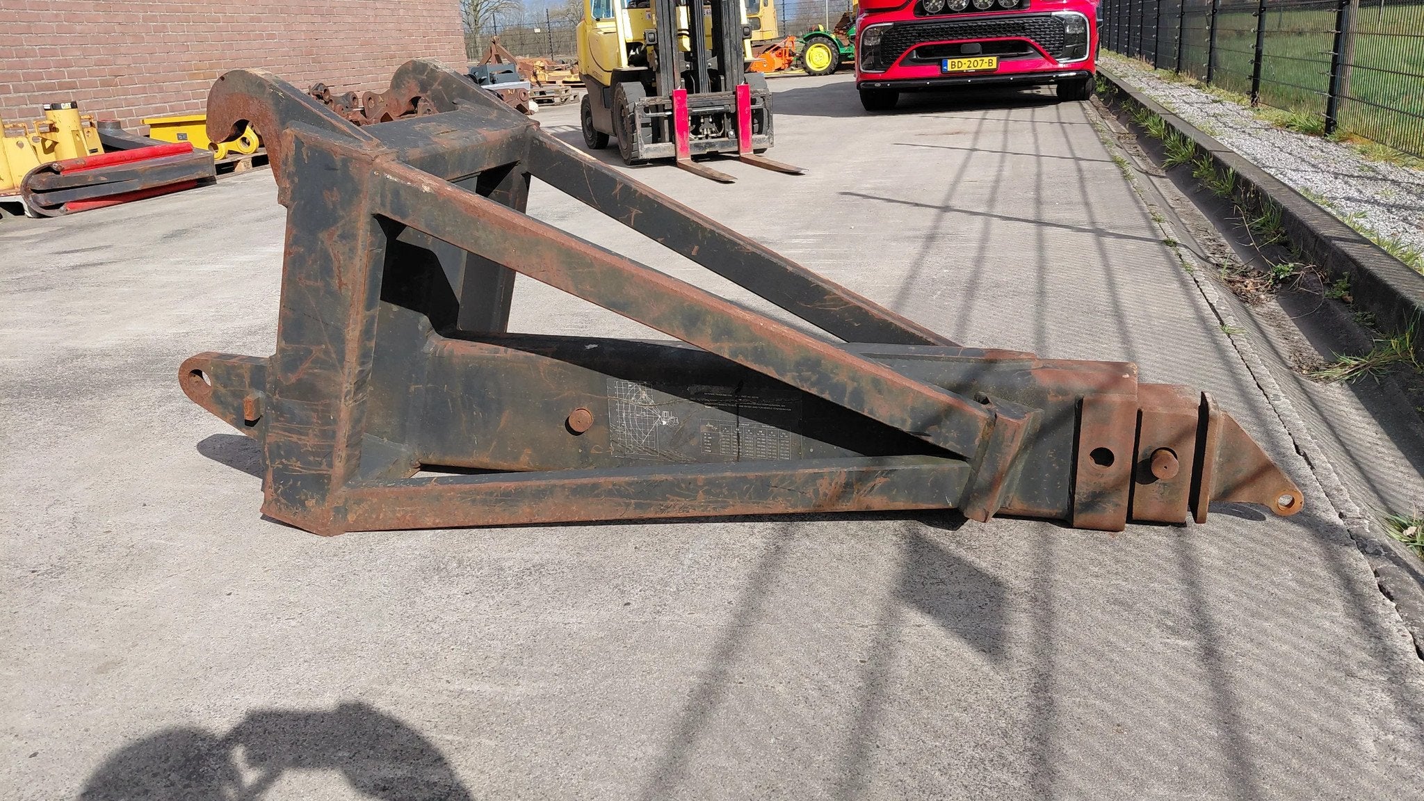 Caterpillar IT jib extendable for wheel loader
