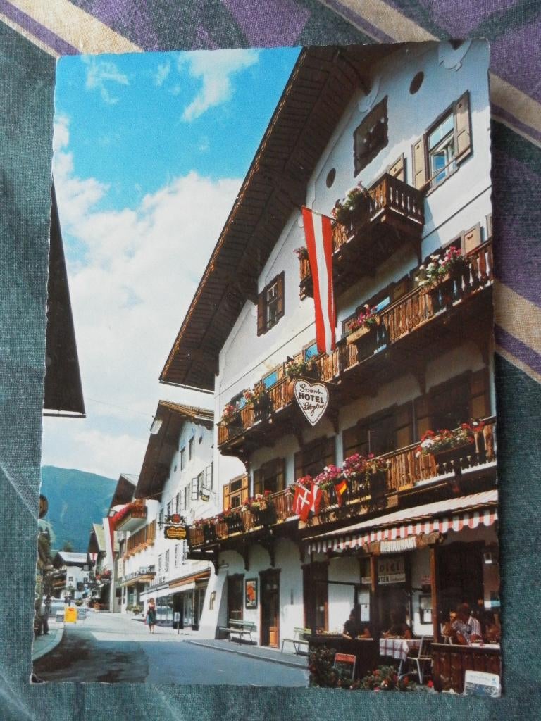 kaart Zell am See Oostenrijk, Ophalen of Verzenden, 1960 tot 1980, Gelopen, Oostenrijk