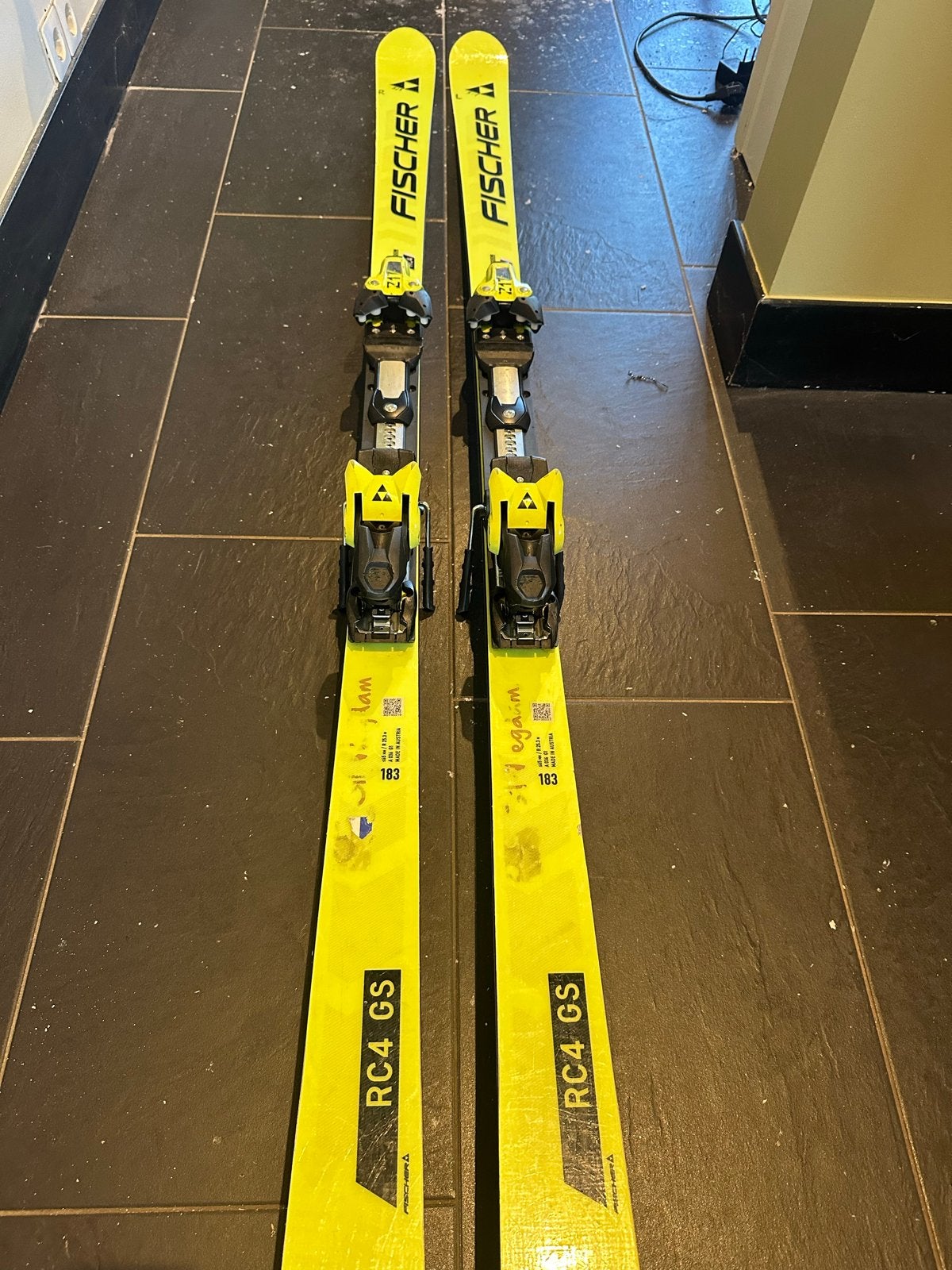 Fischer RC4 GS Ski's - 183 cm 1 jaar gebruikt, Ophalen of Verzenden, Carve, Skiën, Ski's