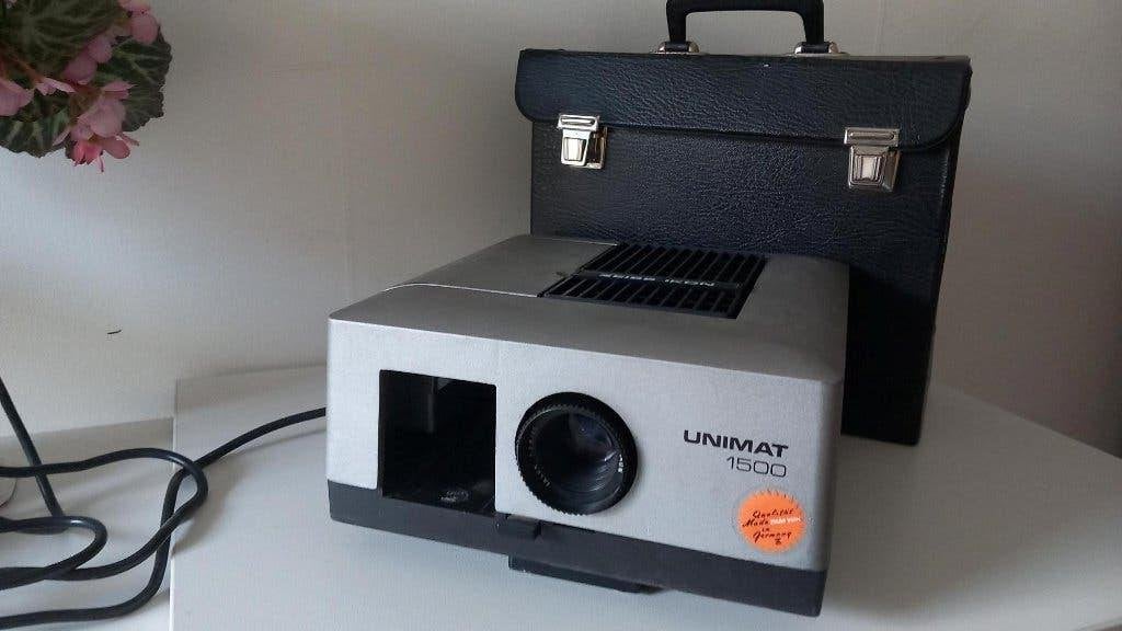 Unimat 1500 Diaprojector, Ophalen, Gebruikt