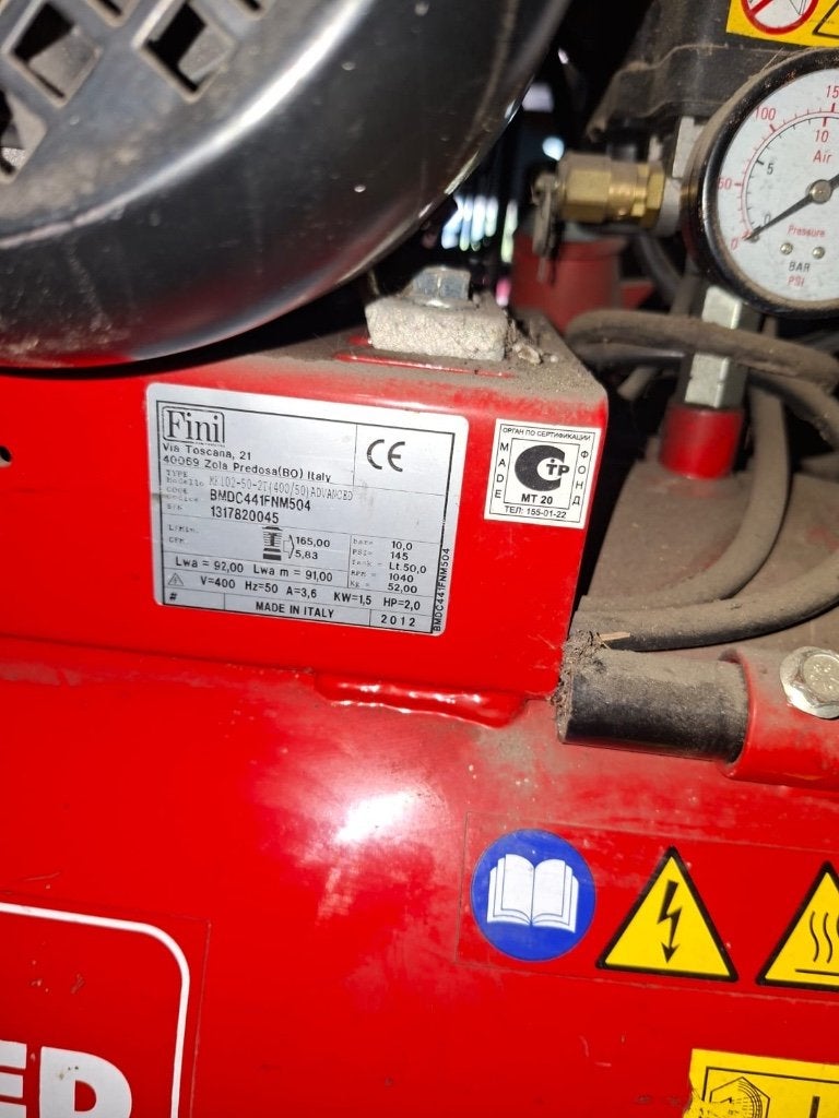Compressor, Doe-het-zelf en Verbouw, Compressors, Ophalen, Zo goed als nieuw, Minder dan 200 liter/min, 6 tot 10 bar