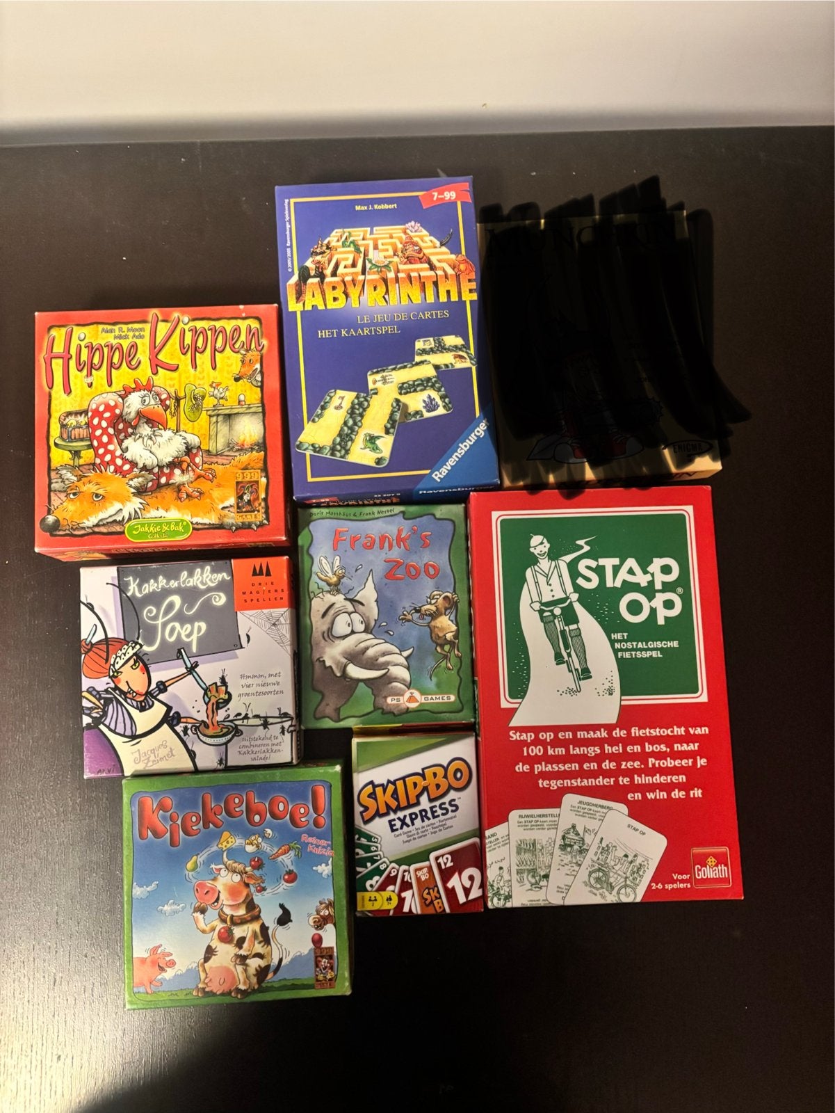 7 leuke gezelschapsspellen - ook los te koop!, Ophalen of Verzenden, Gebruikt