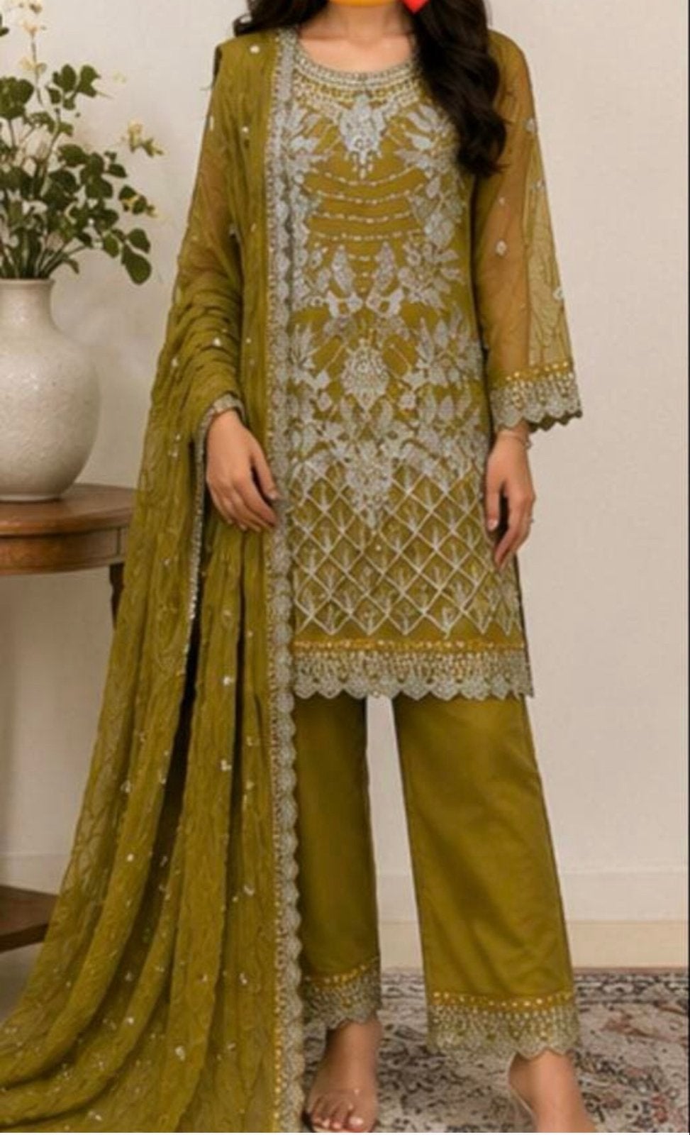 Desi kurta, Kleding | Dames, Maat 38/40 (M), Ophalen of Verzenden, Zo goed als nieuw, Onder de knie