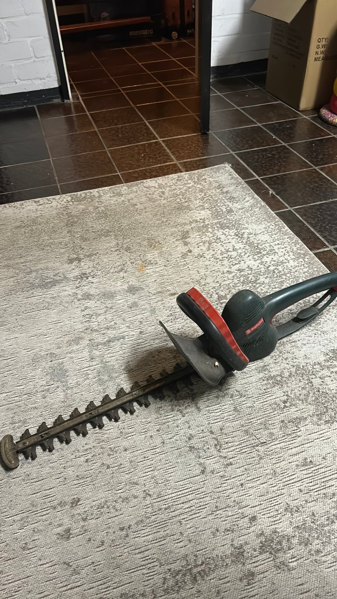 Metabo heggenschaar HS8345, Ophalen of Verzenden, Zo goed als nieuw, Elektrisch