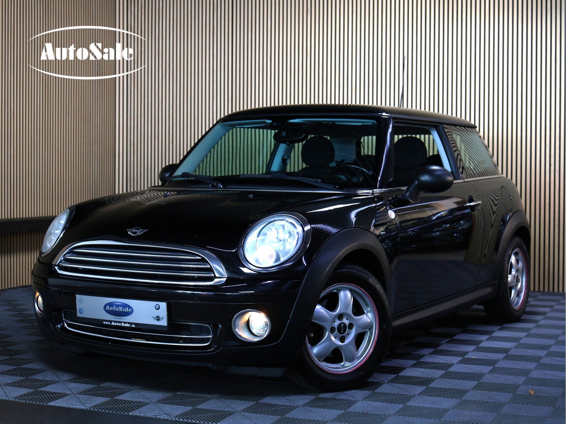MINI 3-deurs 1.6 One Salt AVM RED HOT CLIMATRONIC LM VELGEN, Voorwielaandrijving, Euro 5, Stof, Zwart
