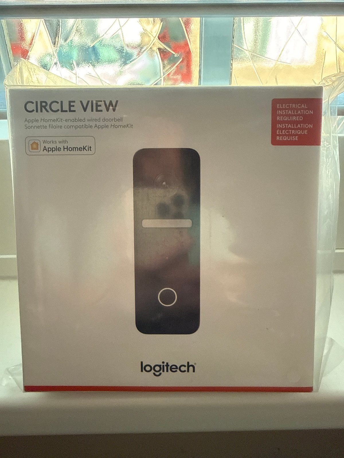Logitech Circle View Apple HomeKit bedrade deurbel, Ophalen of Verzenden, Ingebouwde camera, Nieuw, Bedraad