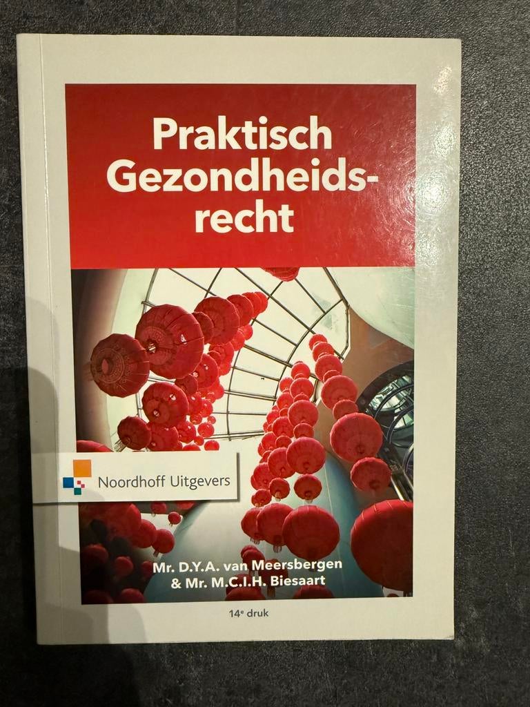 Praktisch gezondheidsrecht 9789001862879, Ophalen of Verzenden, Beta, Zo goed als nieuw, HBO