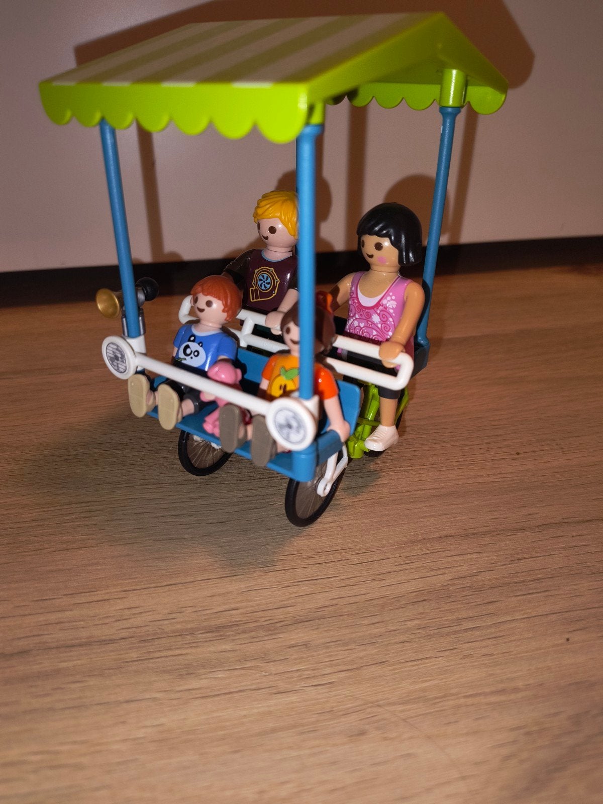 Playmobil 70093 familiefiets, Gebruikt, Complete set, Voertuig, Family fun