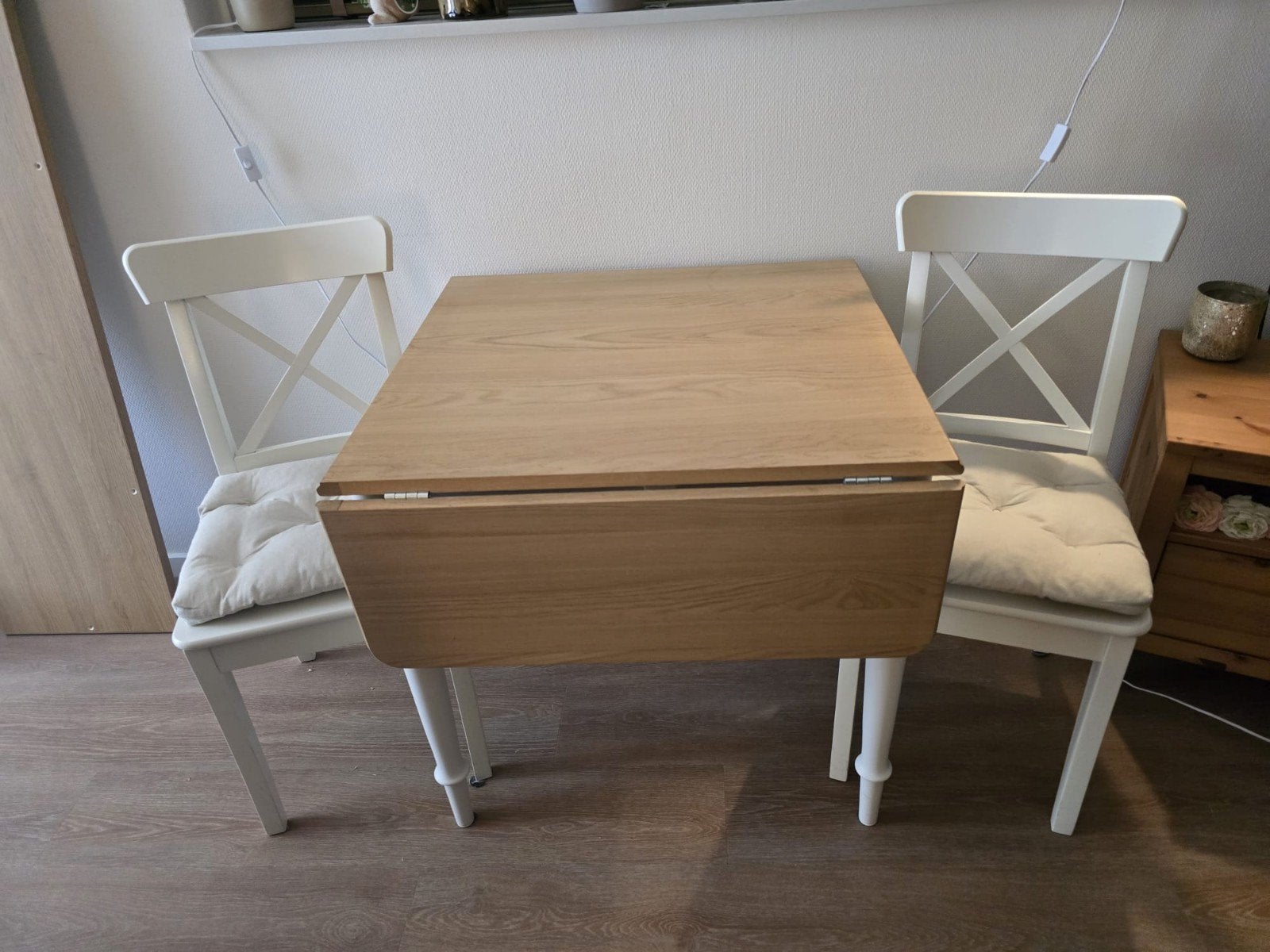 UitklaptafelTafel en stoeltjes, Ophalen of Verzenden