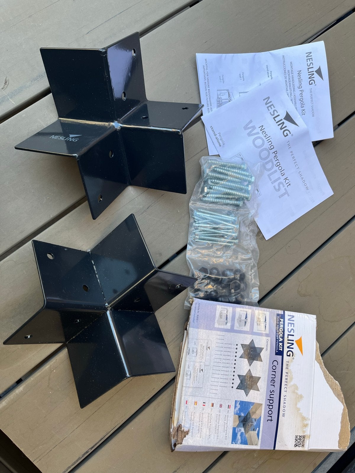 Nesling Pergola Kit Hoekelementen - Nieuw, Ophalen of Verzenden, Nieuw, Overige typen