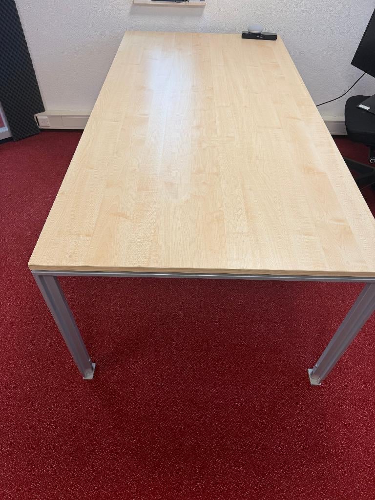 Grote bureau-/vergadertafel – beuken blad, Receptie of Entree, Ophalen, Gebruikt, Tafel
