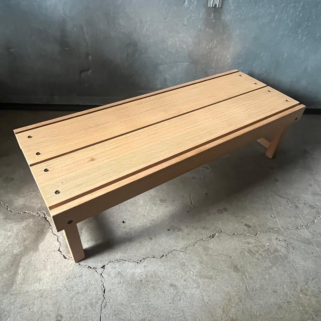 Noors design Rastad & Relling Futurum bankje grenen, Minder dan 50 cm, 125 cm of meer, Noors design, Ophalen of Verzenden
