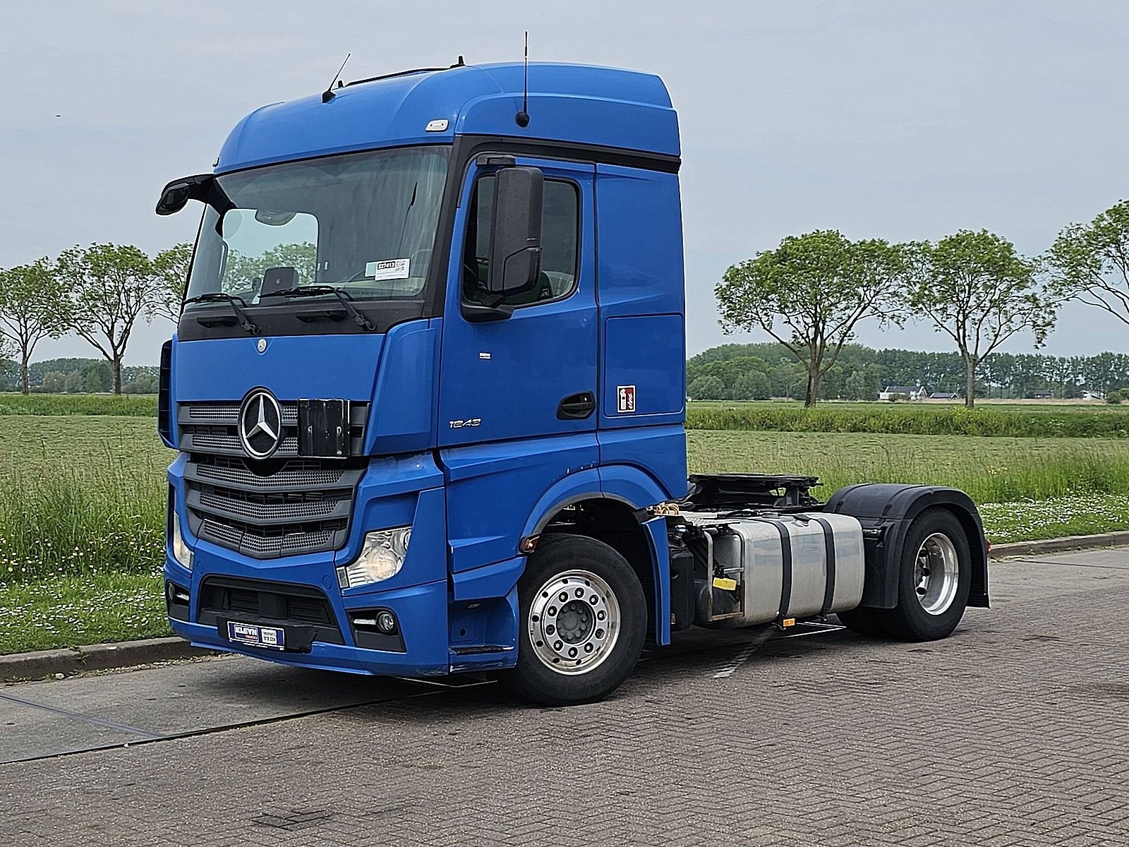 MERCEDES-BENZ ACTROS 1843 adr,tankcompressor, Auto's, Automaat, Euro 6, 428 pk, Blauw