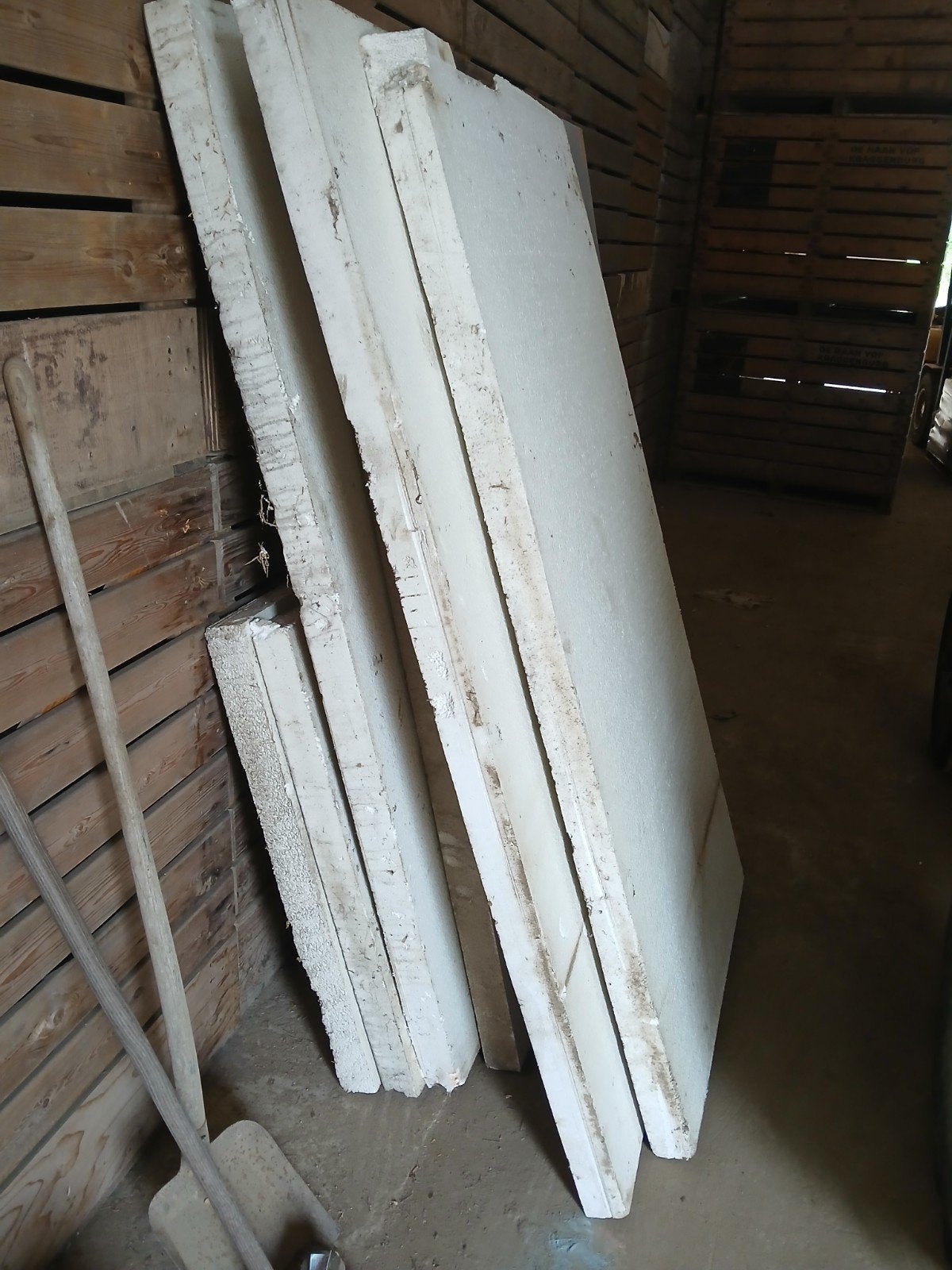 Isolatieplaten Piepschuim (Tempex) Gebruikt, Gebruikt, 15 m² of meer, Piepschuim (Tempex), Ophalen