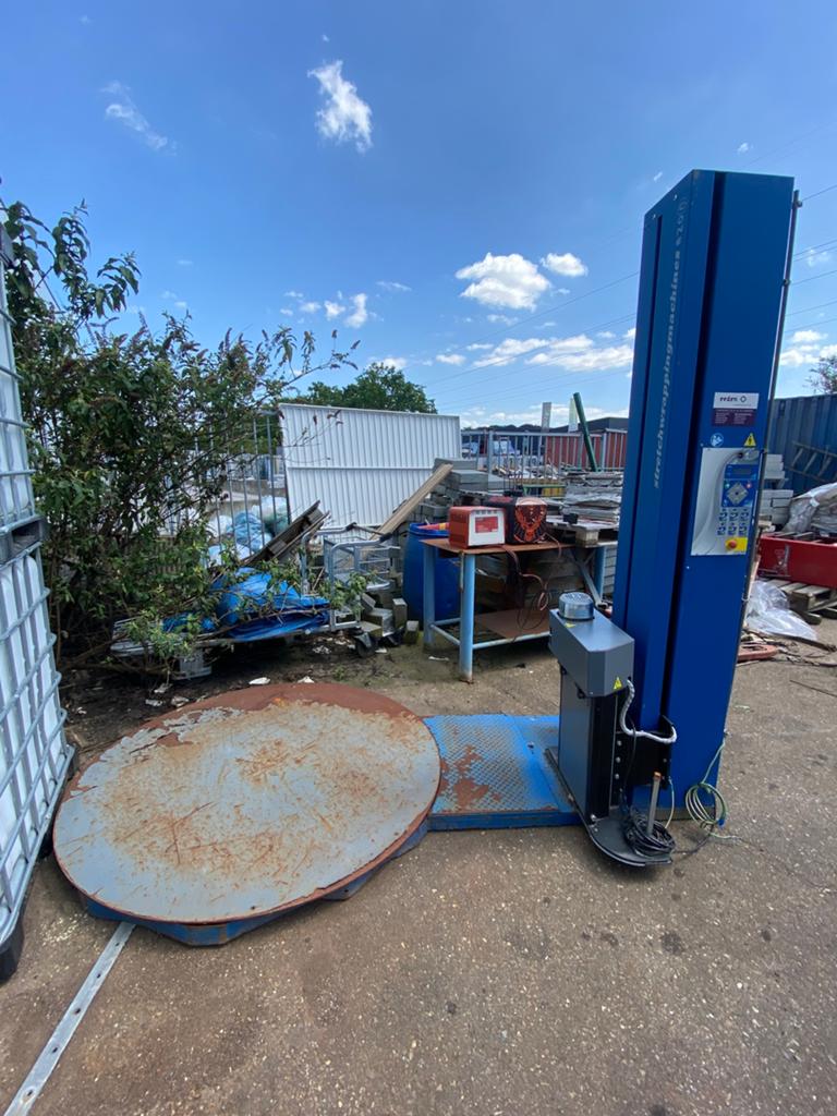 Pallet inwikkelmachine, Ophalen of Verzenden, Zo goed als nieuw, 15 m² of meer, Zeil