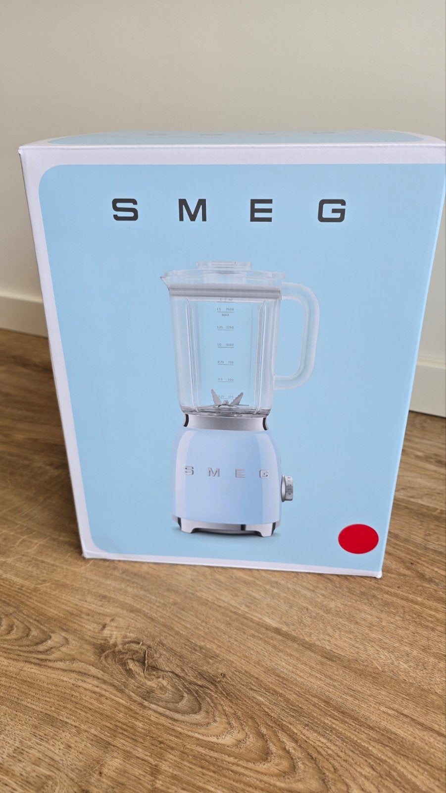 Smeg BLF03RDEU Rood, Witgoed en Apparatuur, Blenders, Nieuw, Blender, Ophalen of Verzenden