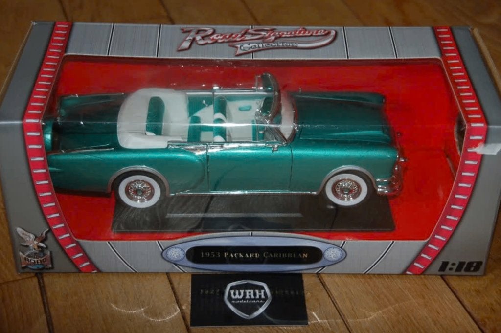 1:18 PACKARD CARABIAN CONVERTIBLE Road legends in box WRH, Verzenden, Zo goed als nieuw, Auto, Overige merken