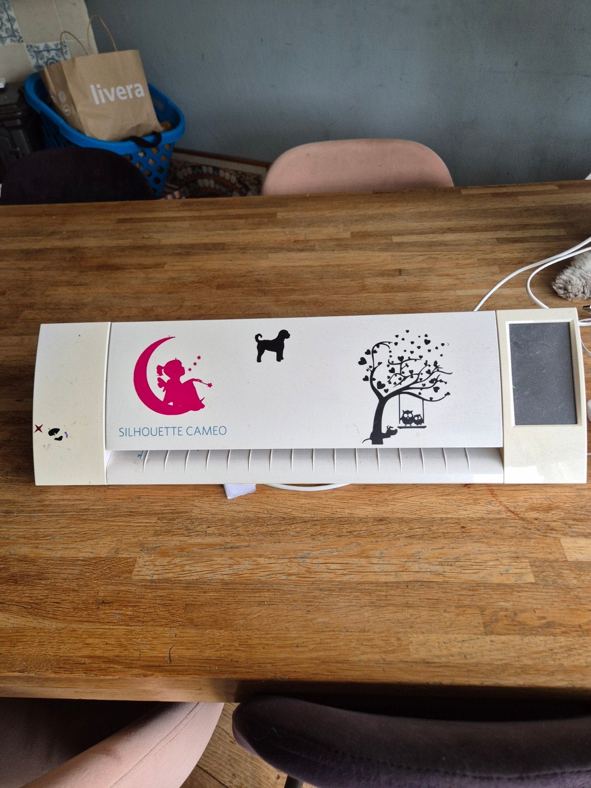 Silhouette Cameo 2 snijplotter met HappyPress en materialen, Ophalen, Zo goed als nieuw, Machine, Elektrisch
