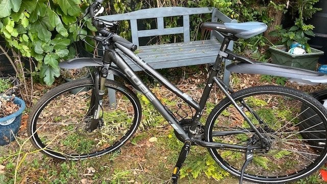 Cube MTB fiets hybride 54 inch 21 versnellingen, er zit v, Versnellingen, Ophalen, Overige merken, 53 tot 56 cm