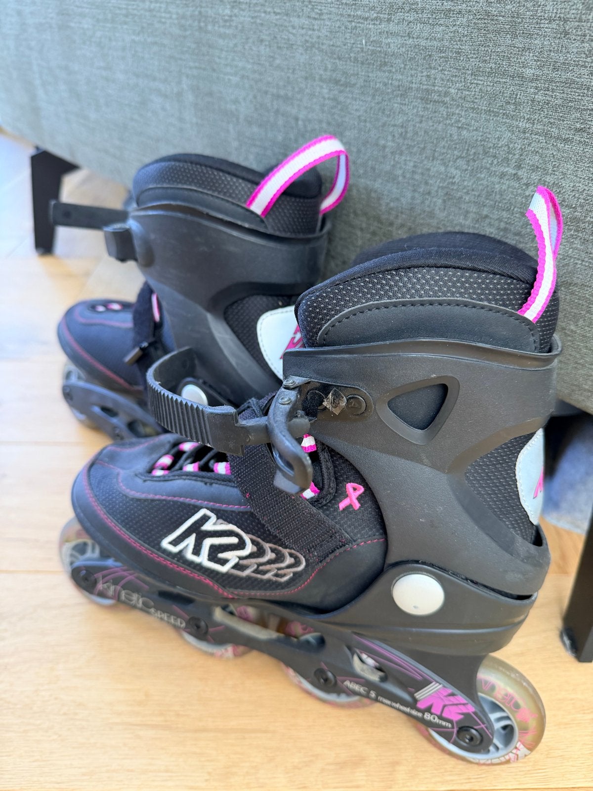 K2 Kinetic Speed Inline Skates Dames - Maat 39.5, Ophalen, K2, Gebruikt, Inline skates 4 wielen