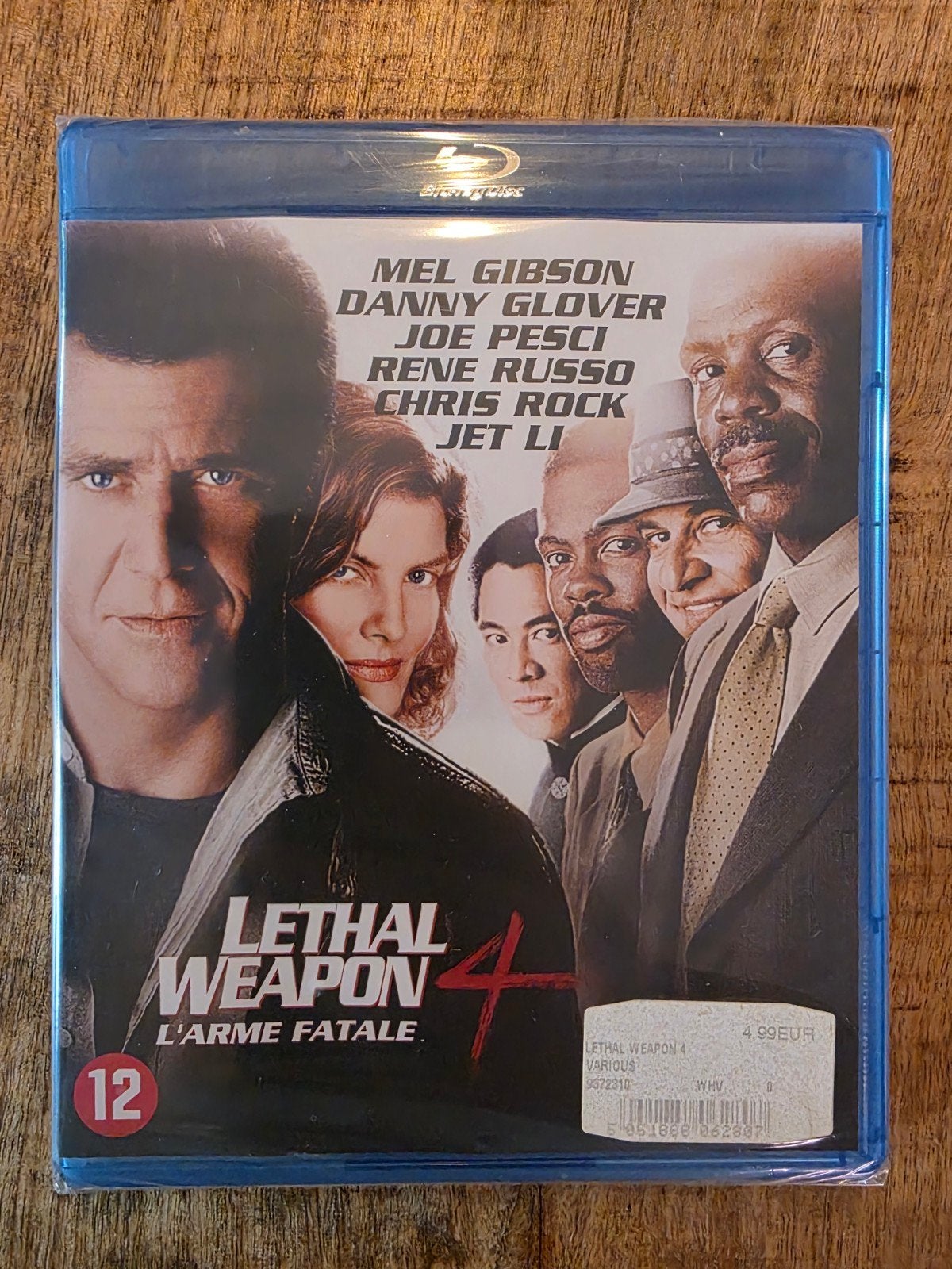 Lethal Weapon 4 (geseald) Blu-ray, Cd's en Dvd's, Blu-ray, Nieuw in verpakking, Actie, Blu-ray, Film, Vanaf 12 jaar, Engels, Nederlands