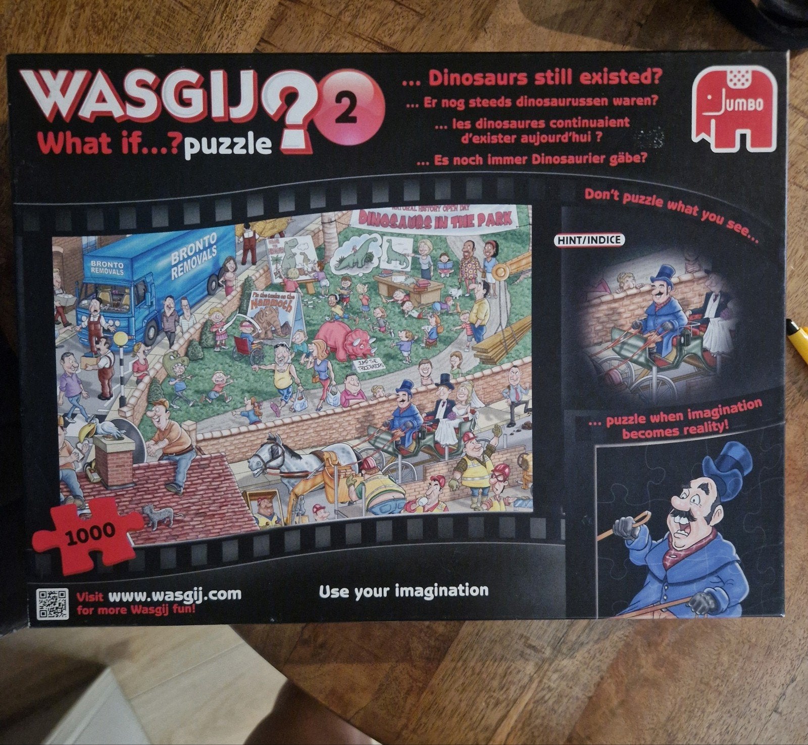 wasgij what if...? puzzl nummer 2, Ophalen of Verzenden, 500 t/m 1500 stukjes, Zo goed als nieuw