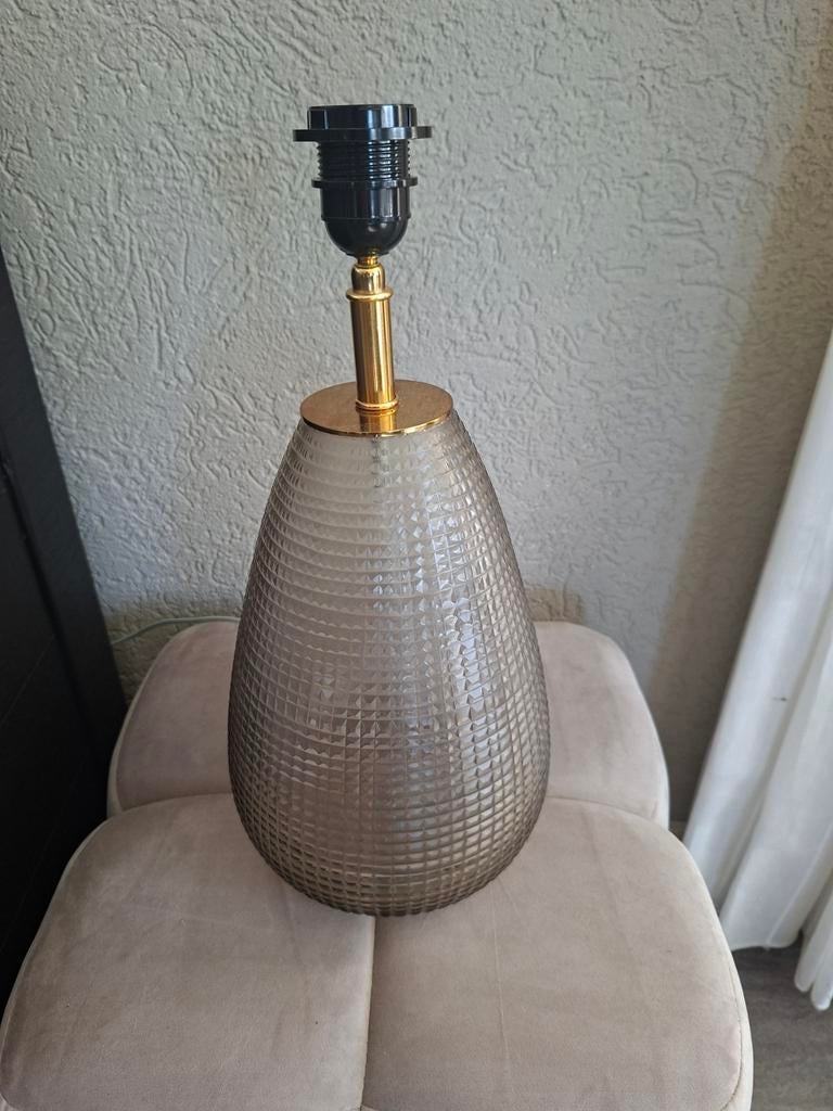 Bombyxx lampenvoet zircon, Ophalen of Verzenden, Zo goed als nieuw, Rond, Minder dan 25 cm