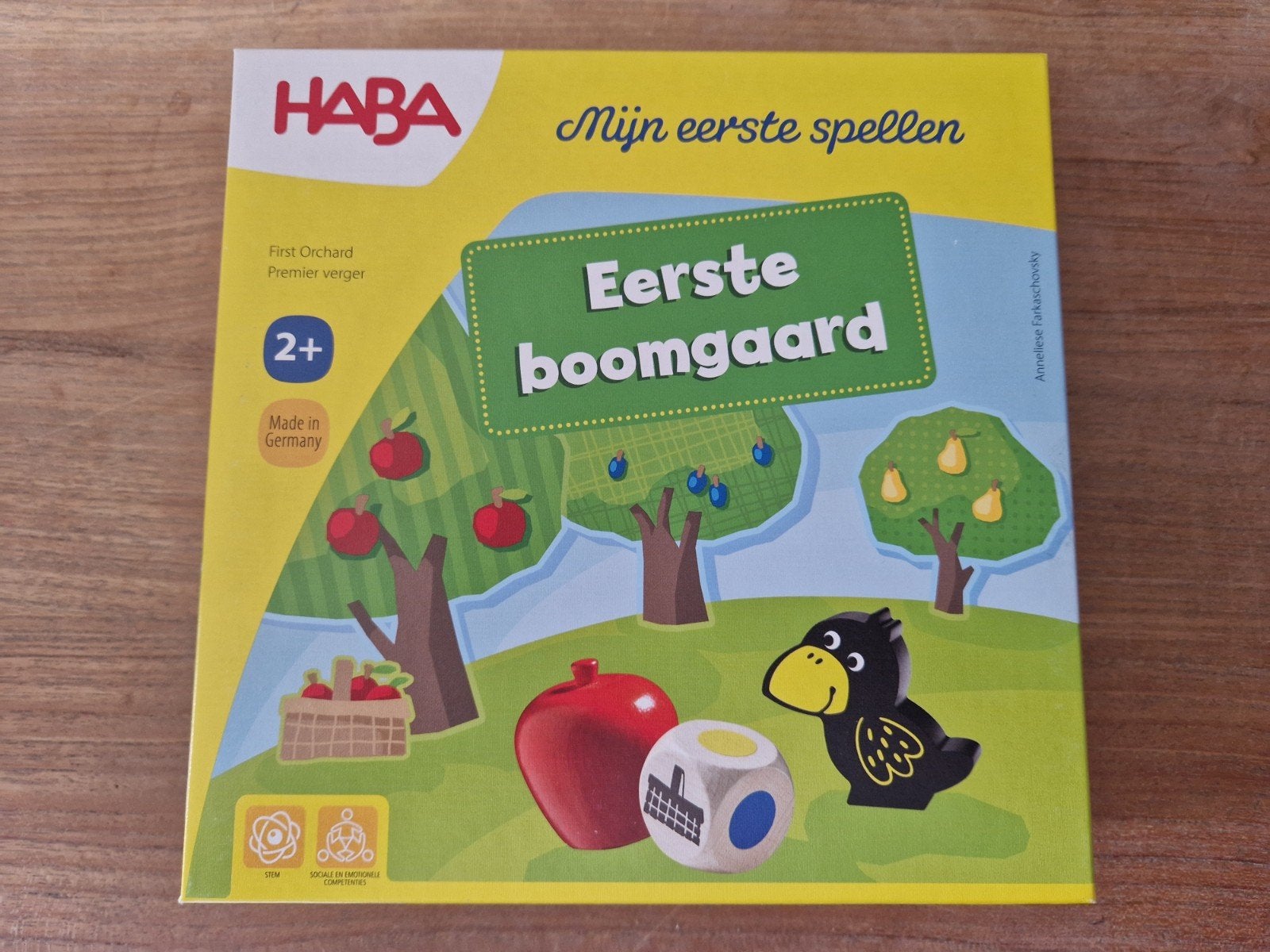 HABA Mijn eerste boomgaard (2+ jaar), Een of twee spelers, Ophalen of Verzenden, Zo goed als nieuw, HABA