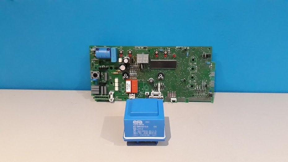 Print + trafo Bosch 24 VRC Art.nr: 87483002670, Niet ingevuld, Gebruikt, Cv-ketel of Combi-ketel, Niet ingevuld