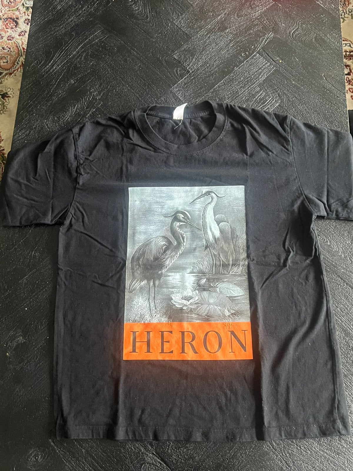 Heron preston shirt zwart, Ophalen, Zo goed als nieuw, Maat 48/50 (M), Zwart