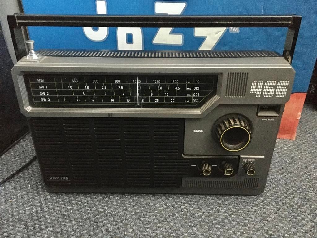 Oude transistor radio philips jaren 70 pr incl vzk, Ophalen of Verzenden, Zo goed als nieuw