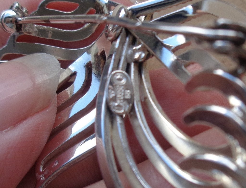 zilveren Henkel en Grosse broche [078], Verzenden, Zilver, Broche