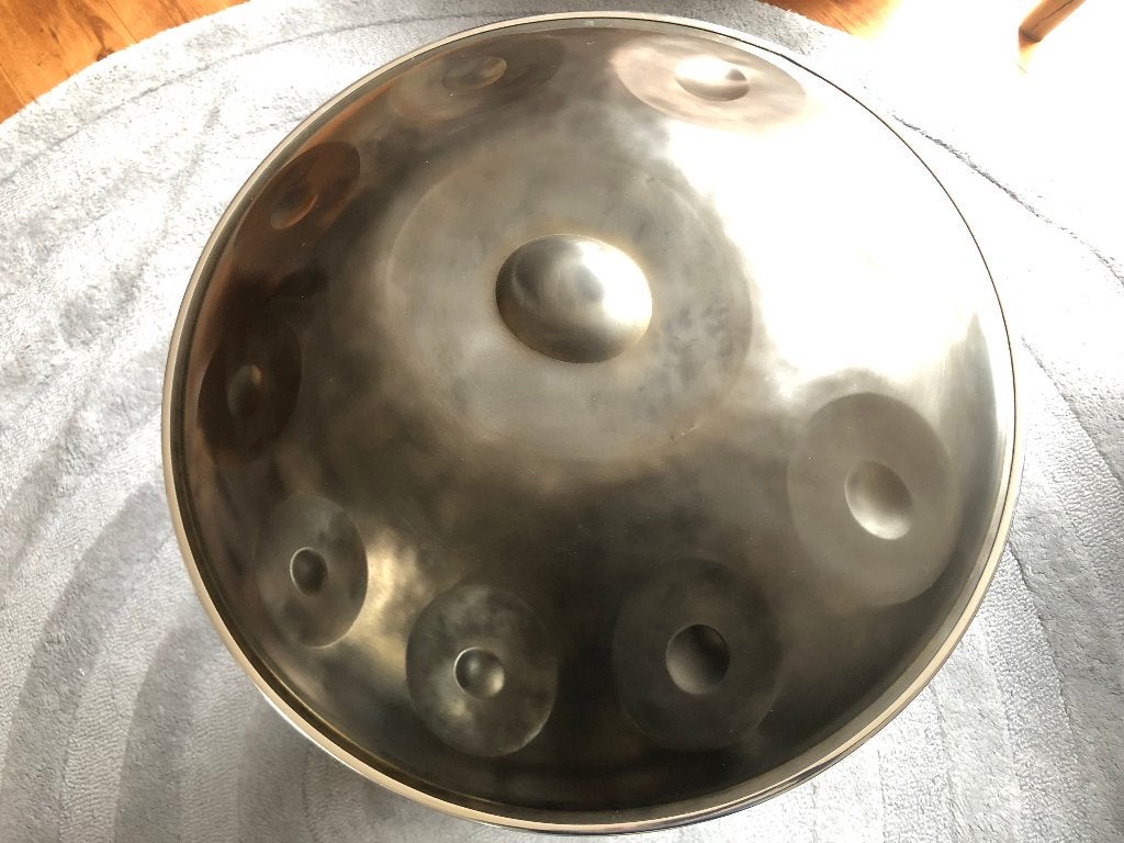Handpan in D, Ophalen, Gebruikt