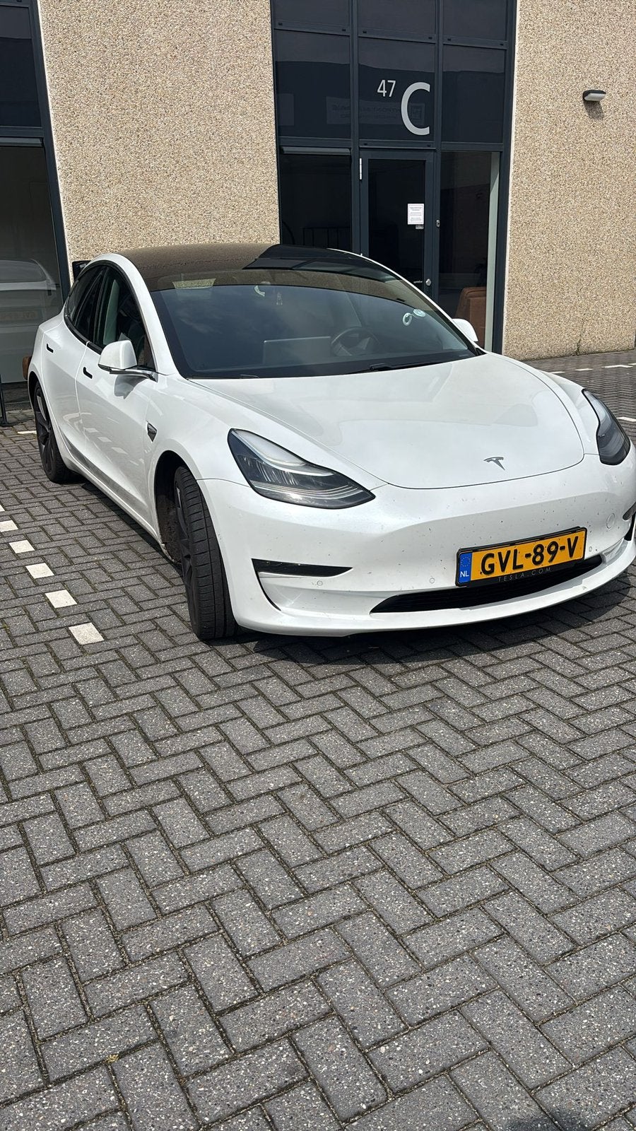 Tesla Model 3 perfomance!550pk!, Auto's, Tesla, Automaat, 1831 kg, Zwart, Wit