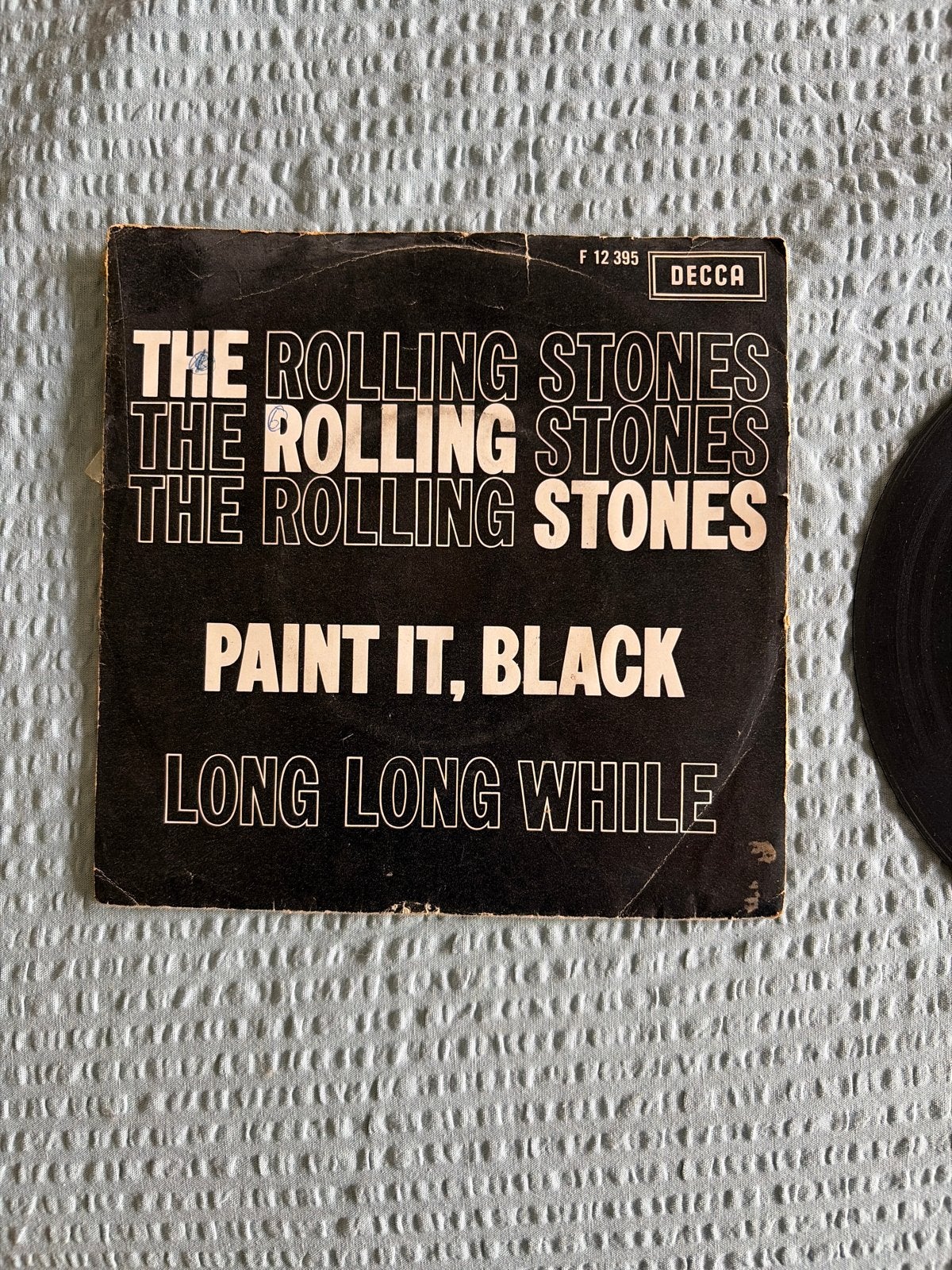 The Rolling Stones - Paint It, Black / Long Long While (Sing, Cd's en Dvd's, Gebruikt, 7 inch, Ophalen of Verzenden, EP
