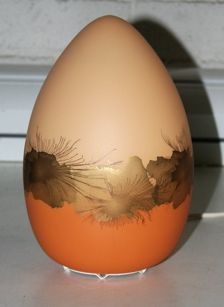 Ei‑vormige designlamp – 45 cm hoog, bieden vanaf €50, Ophalen, Glas, Minder dan 50 cm
