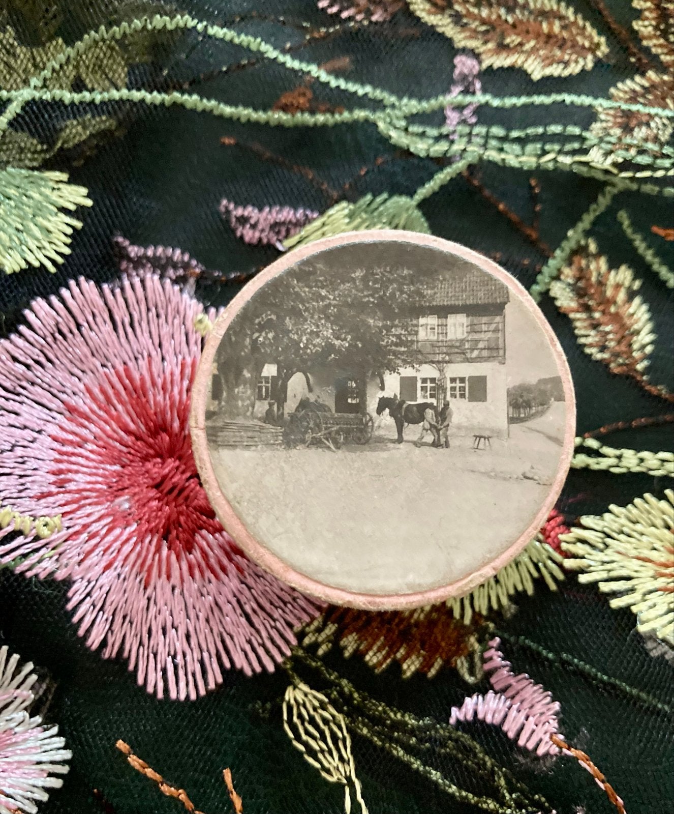 ‼️Antiek kartonnen ringdoosje FA Wamsteeker Kalverstraat, Antiek en Kunst, Curiosa en Brocante, Ophalen of Verzenden