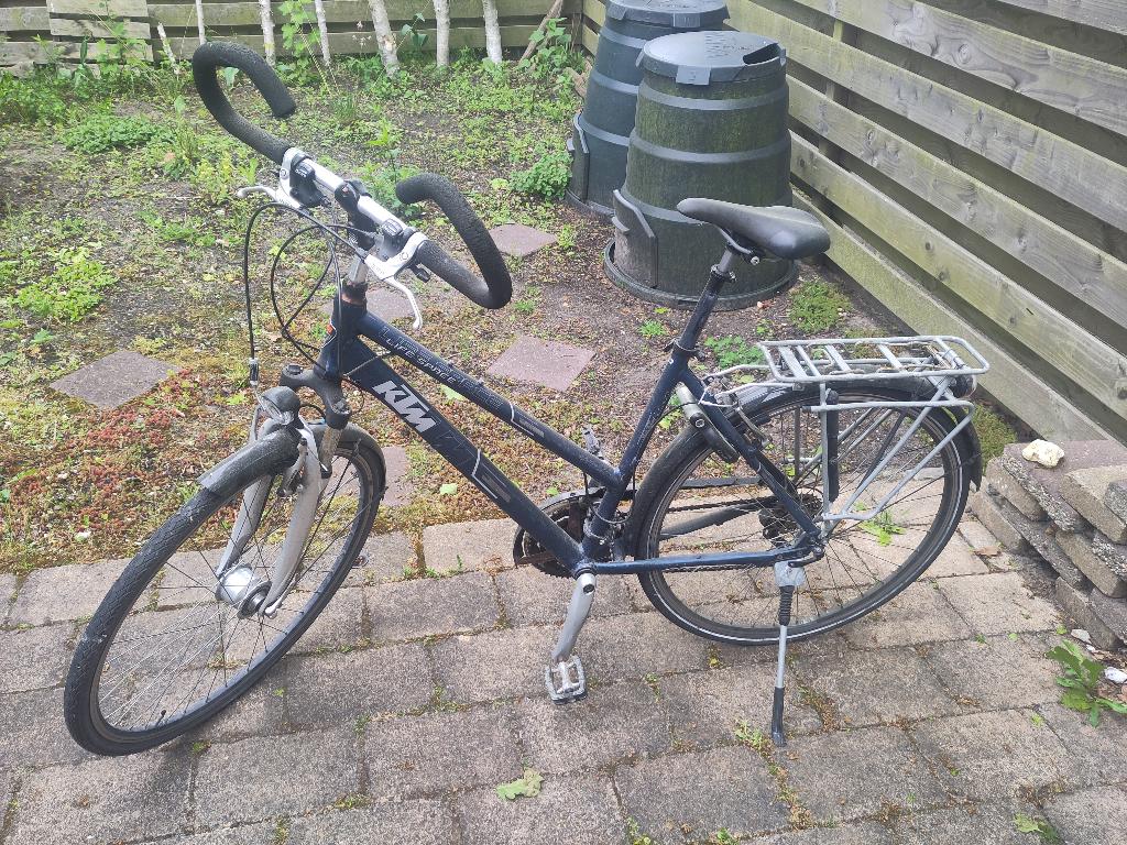 KTM Life Space damesfiets, Gebruikt, Velgrem, Versnellingen, 50 tot 53 cm