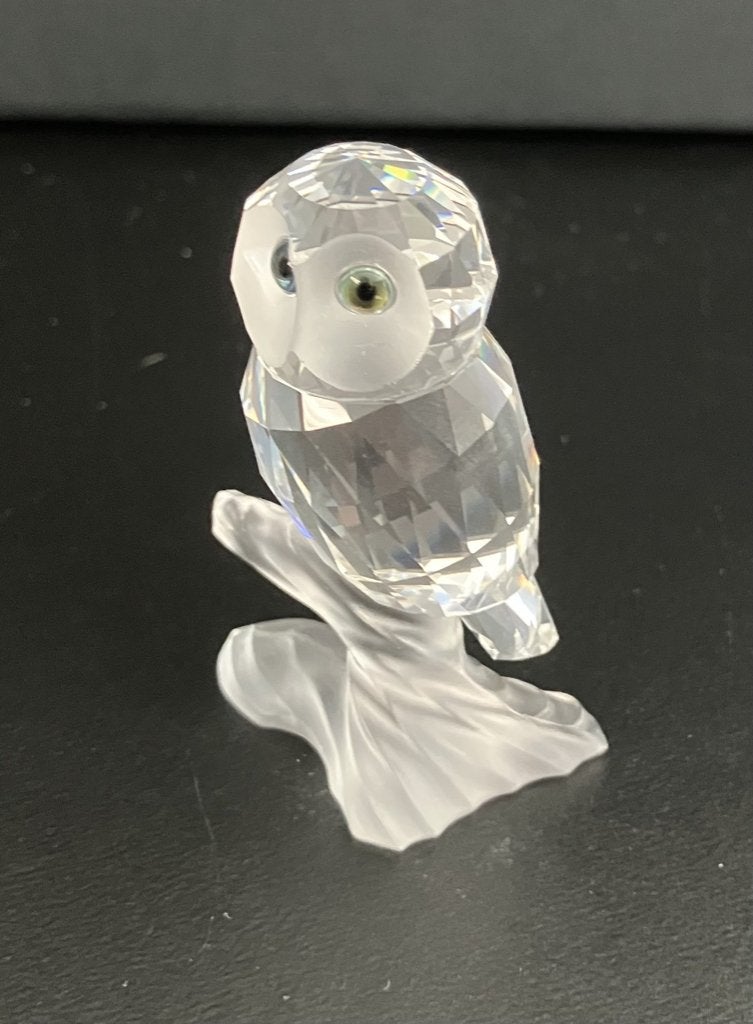Swarovski Uil op tak, Verzamelen, Ophalen of Verzenden, Zo goed als nieuw, Figuurtje