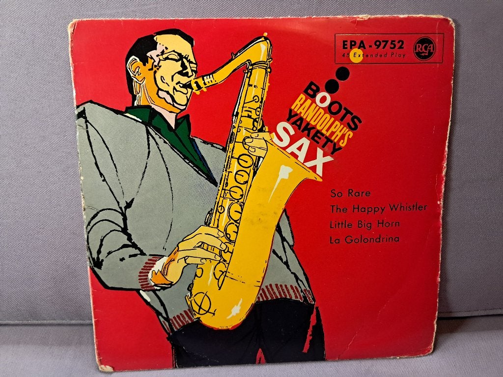 45t. Boots Randolph's Yakety Sax EP. ex, Gebruikt, 7 inch, Ophalen of Verzenden, EP